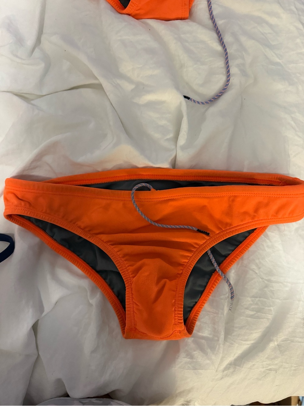 Jolyn Clothing Orange Women's Bikini Bottom